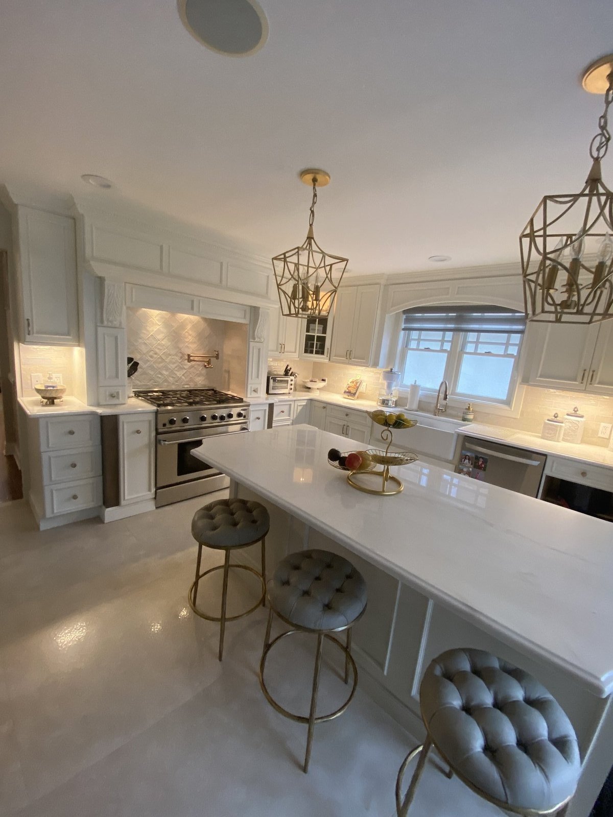 Kitchen Remodel White Cabinets Staten Island NY